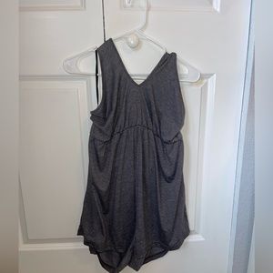 Dark grey halter neck romper